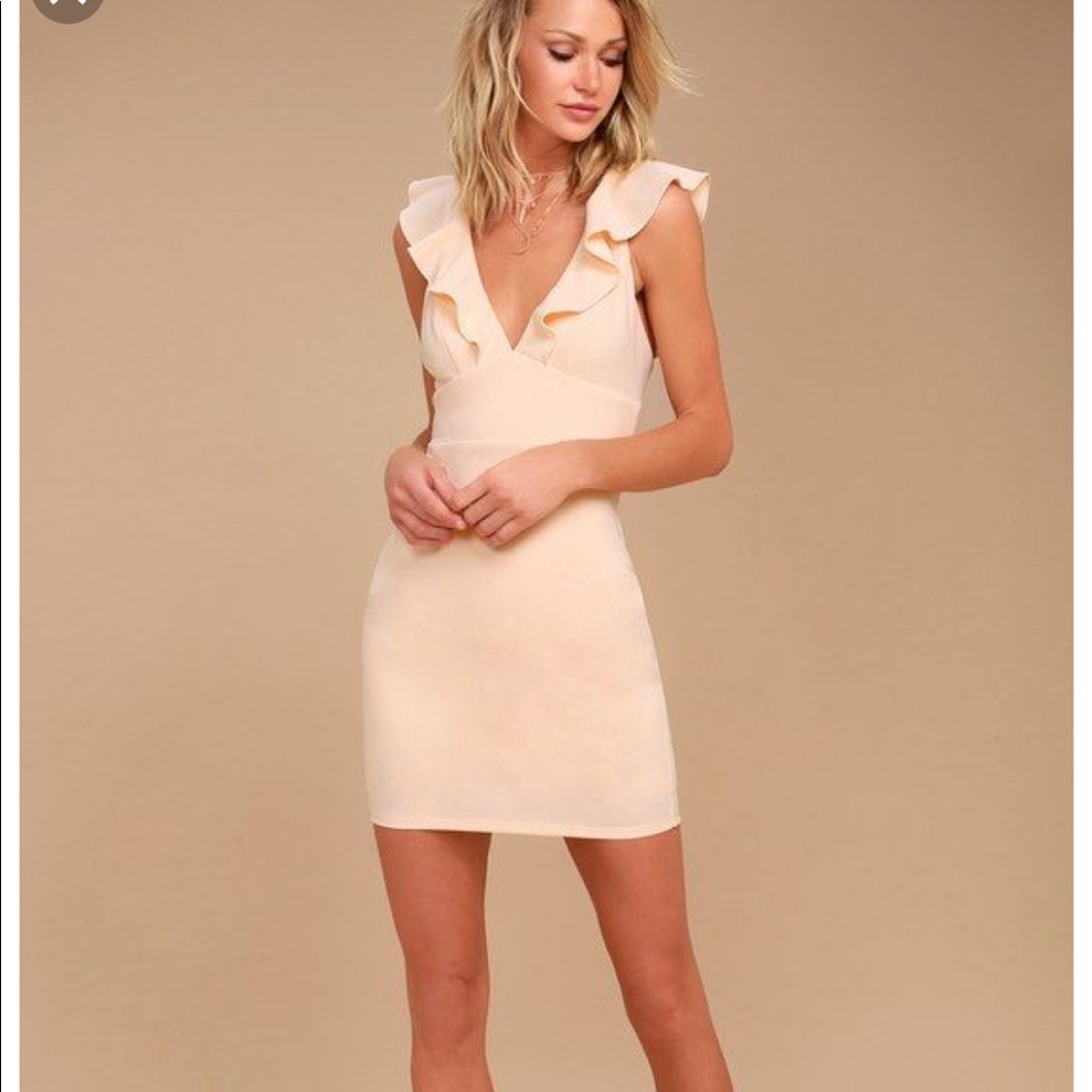 Lulus Goodlife Blush Bodycon Dress